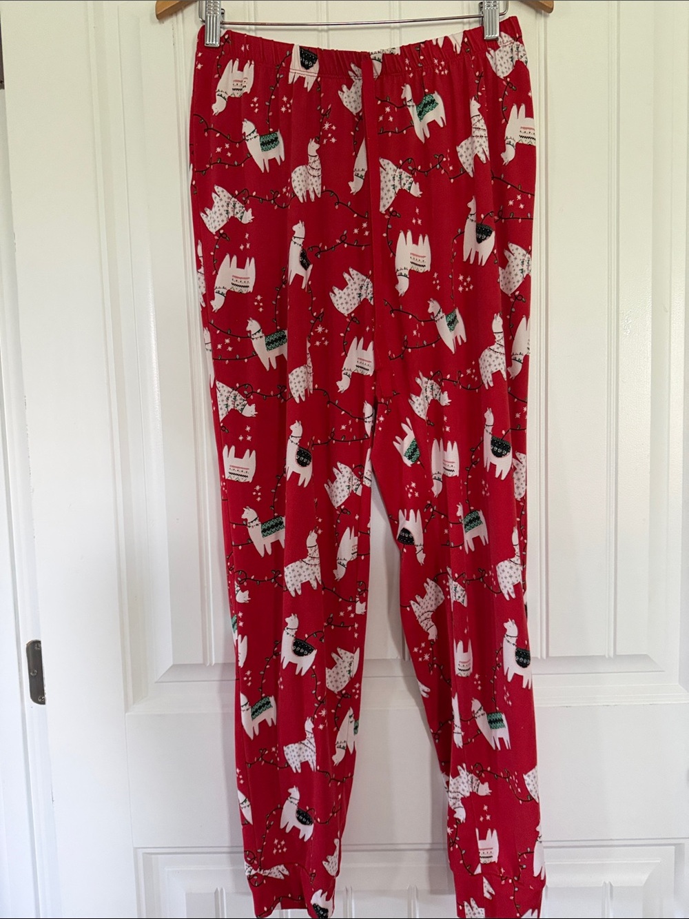 Llama Christmas Lights PJ Joggers